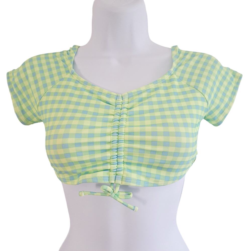 Old Navy Gingham Bathing Suit Top